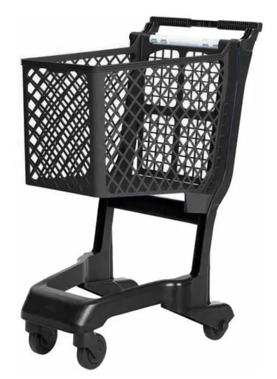 Carrinho De Compras Compacto Plástico Ecoflex 60 Litros  - Foto 2