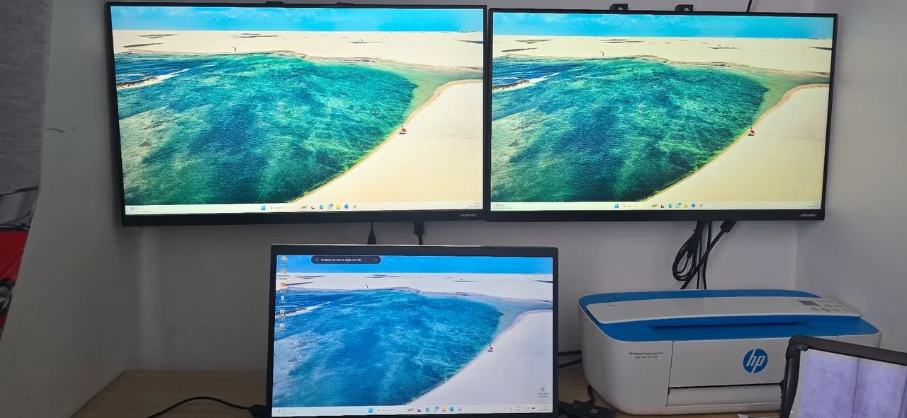 2 Monitores samsung t350 novos