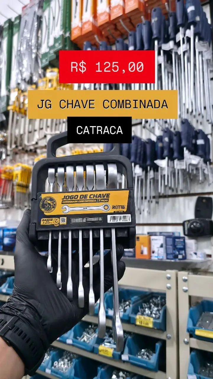 Chave combinada Catraca