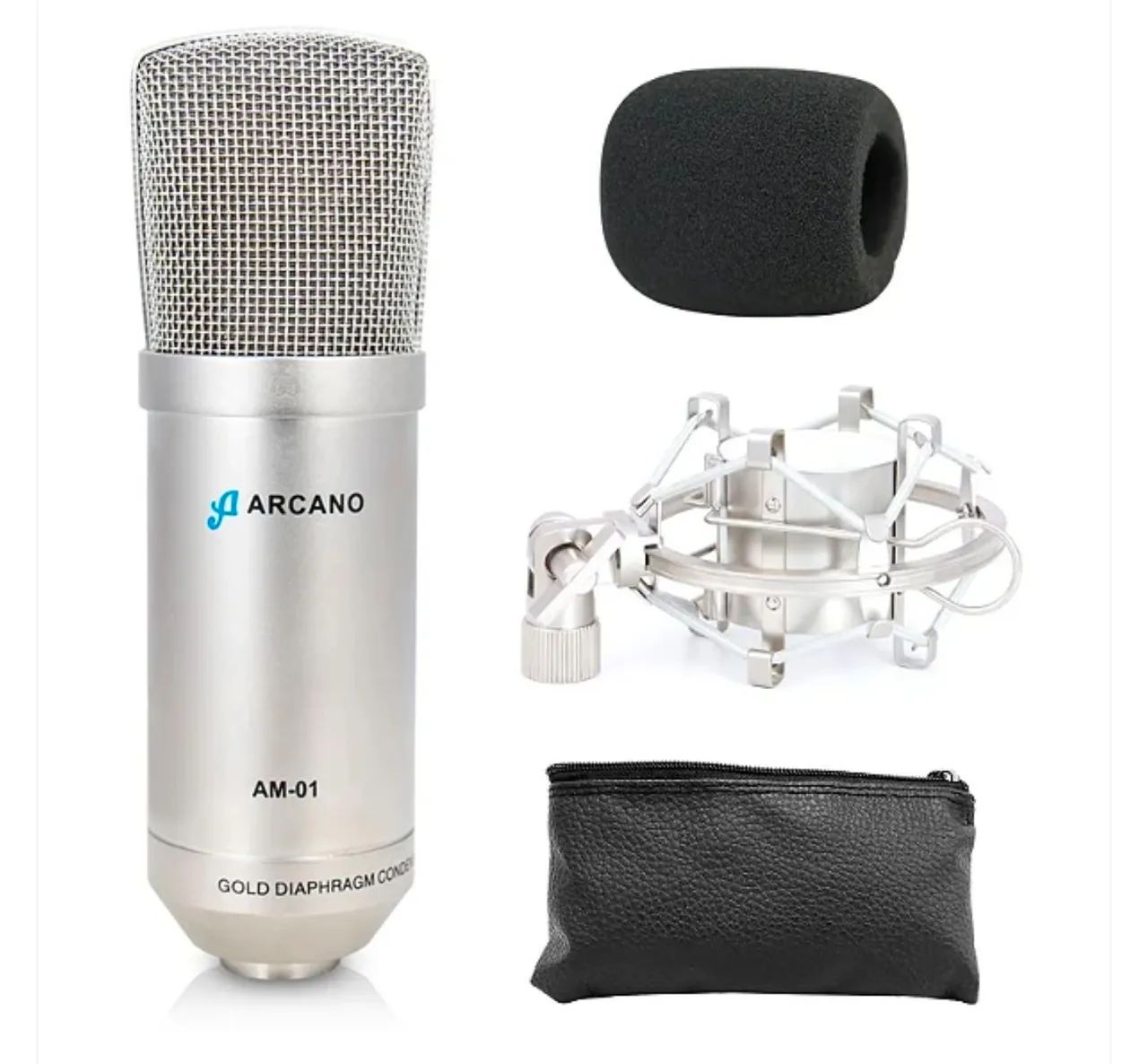 Microfone arcano condensador