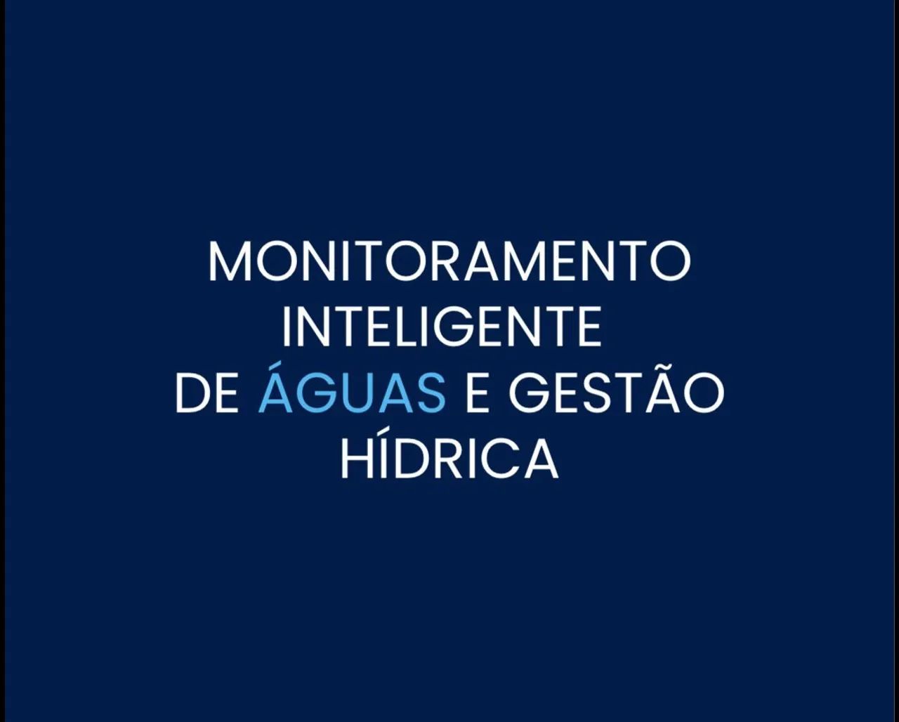 Monitoramento de águas 