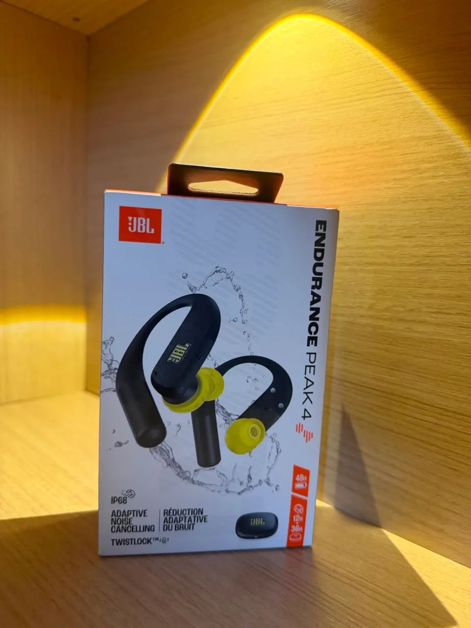 Fone De Ouvido Jbl Bluetooth Sem Fio Endurance Peak 4 - Preto