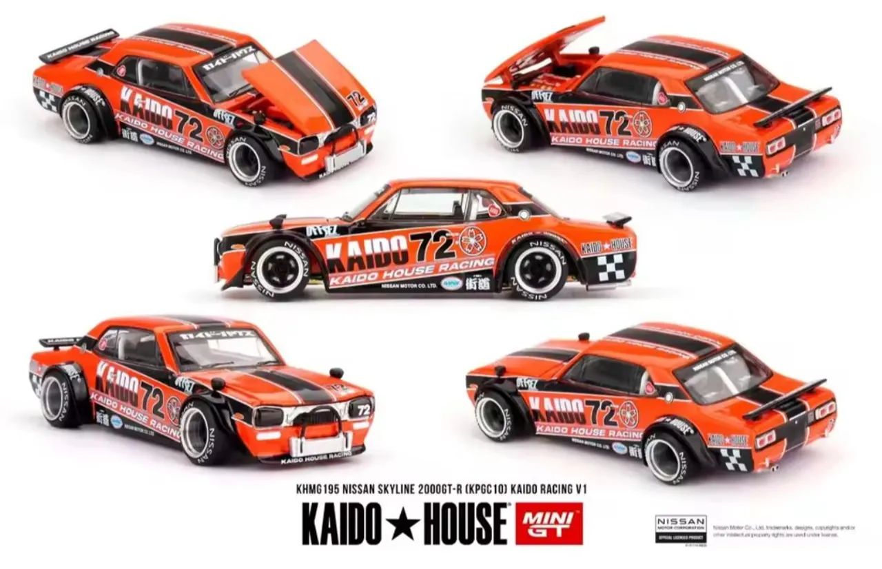 ミニカー BLKLTD Kaido house 2000GT-R KHMG178 Míni GT kaido house Nissan skyline 2000 lacrado - Hobbies e