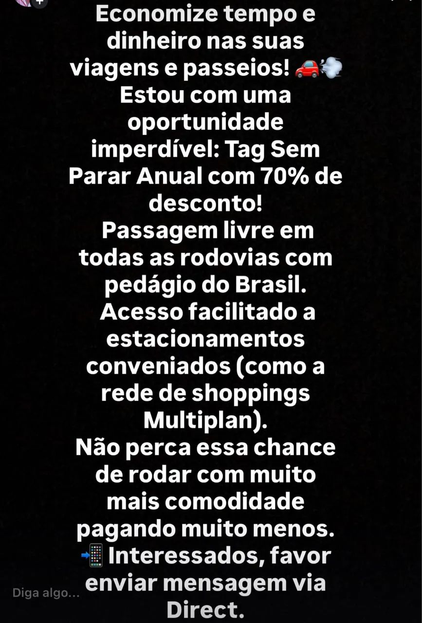 Tag anual do sem parar 
