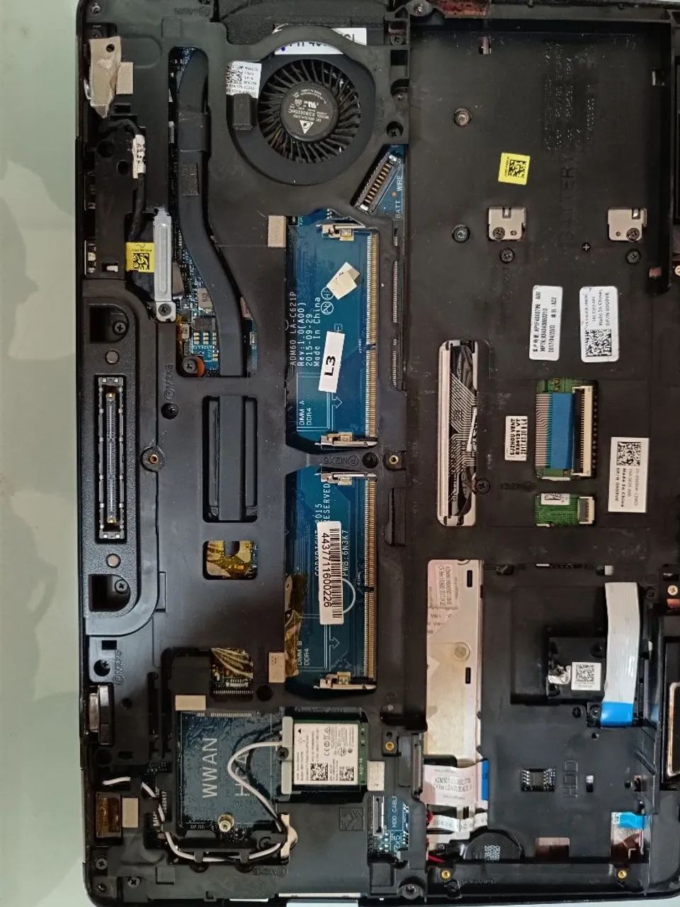 Placa mãe notebook Dell Latitude E5270 com I5 6a geração