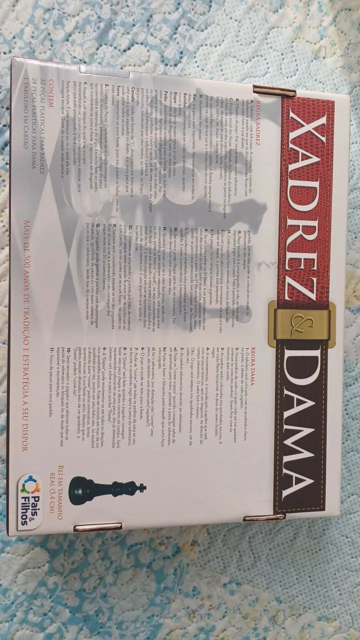 Jogo Xadrez e Dama - Foto 2
