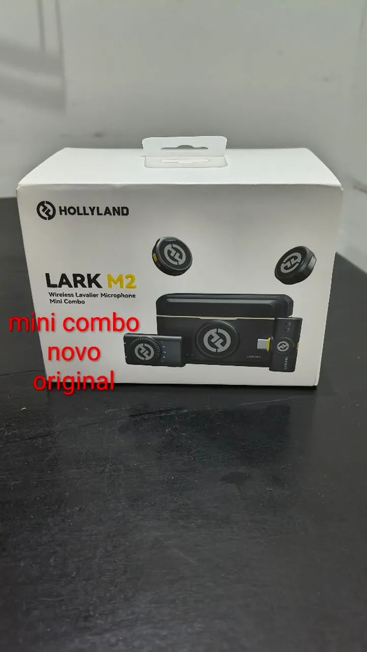 Microfone de lapela.