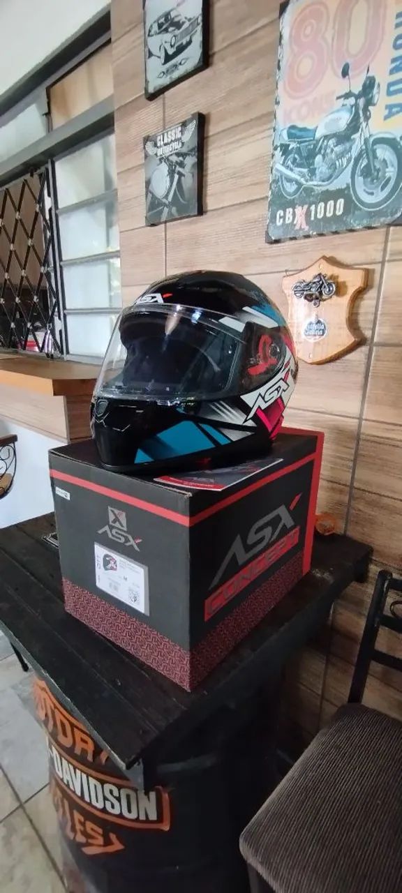 Capacete ASX City tamanho 58  - Foto 4