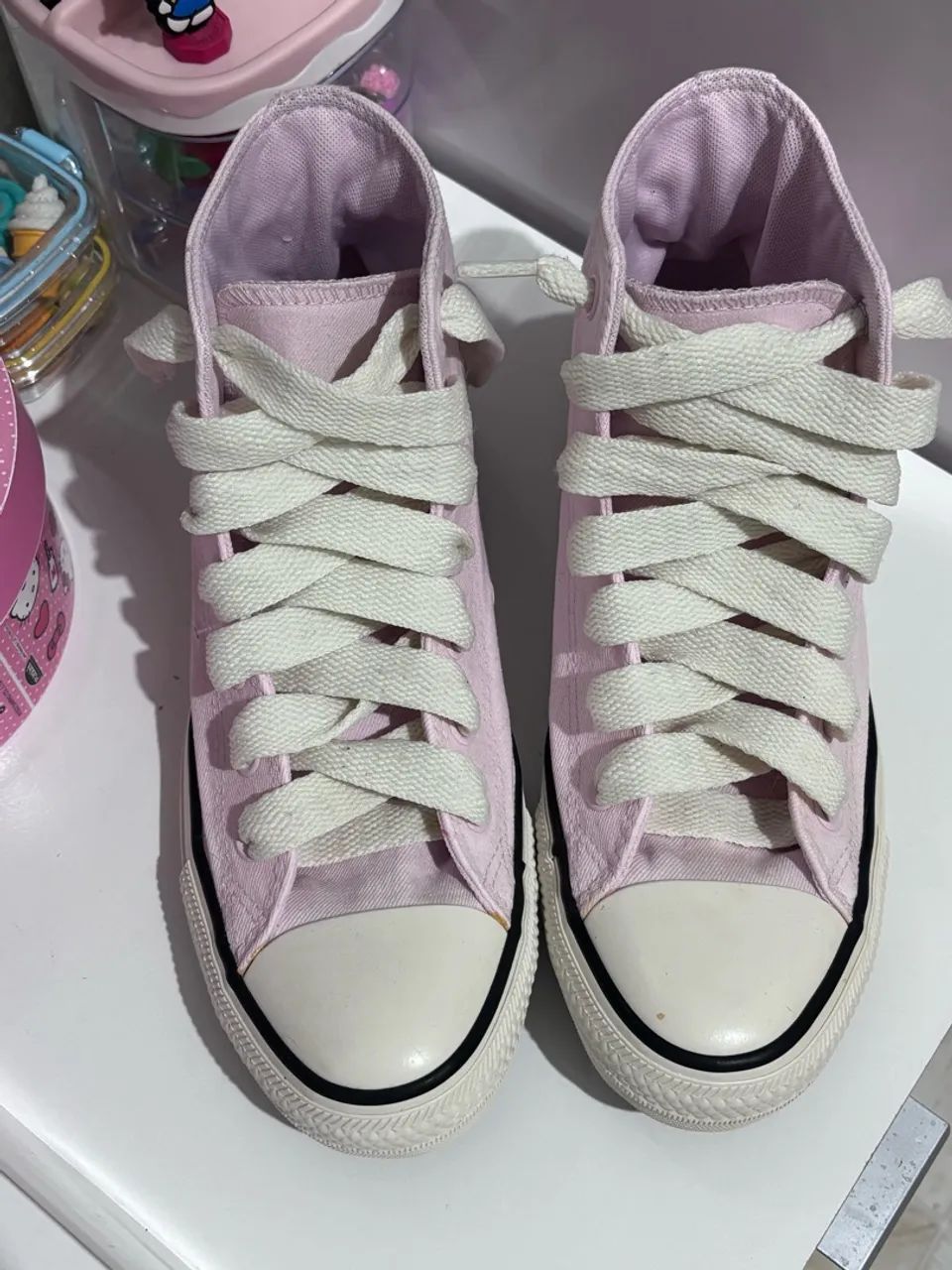 All Star rosa claro - Foto 3