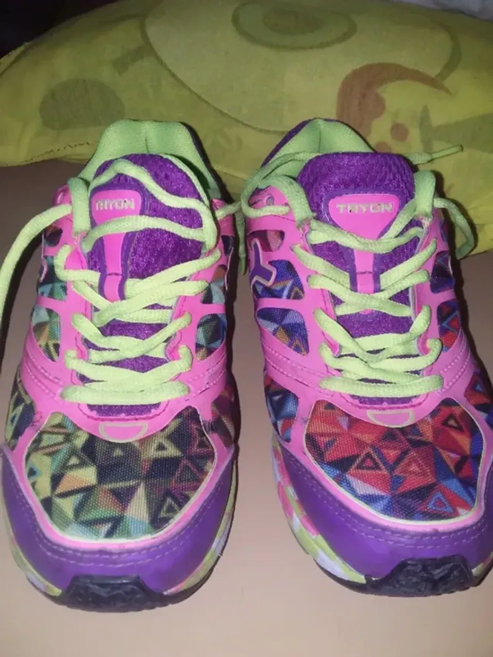 Tênis Tryon Playful 3 Rosa Roxo e Verde Camuflado ORIGINAL - Foto 2