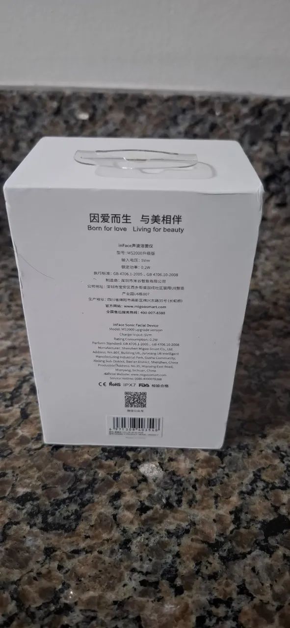 Xiaomi InFace - Esponja Elétrica de Limpeza Facial - NOVO - Foto 3
