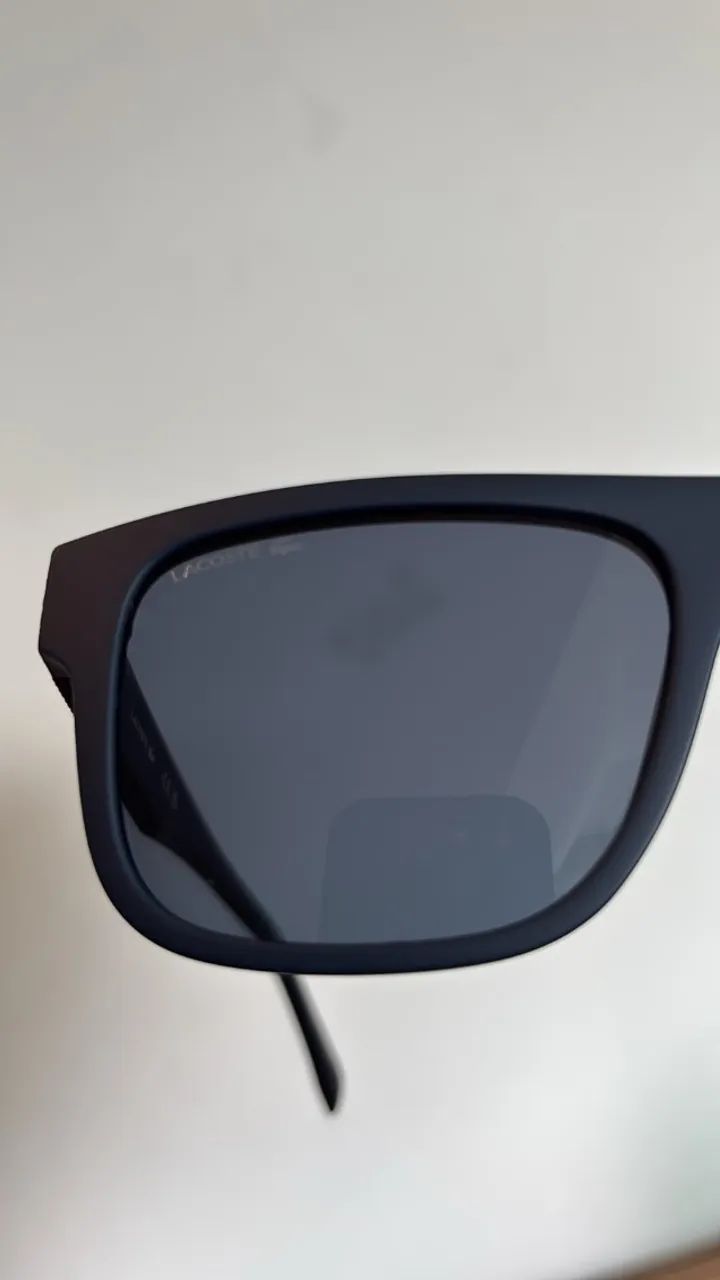 Óculos de Sol Lacoste 6001S Masculino Retangular Acetato  - Foto 4