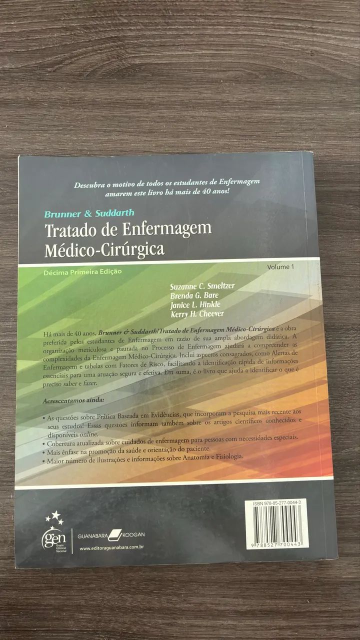 Tratado de Enfermagem Médico-Cirúrgica Brunner & Suddarth - Foto 3