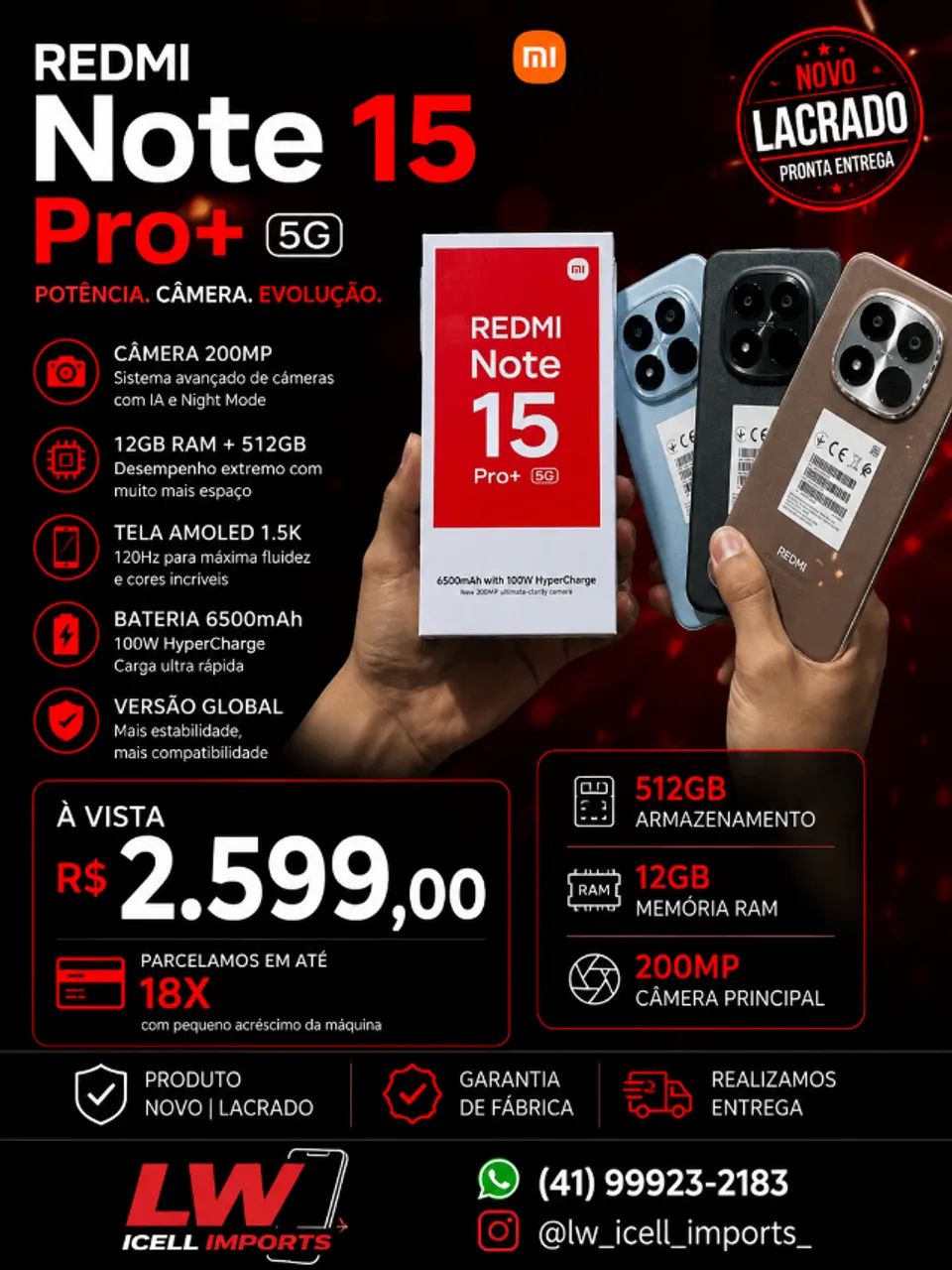 Redmi Note 15 Pro Plus 512gb 12 Ram Global 