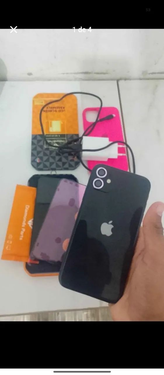 IPHONE 11 BLACK 98% BATERIA COMPLETO - Foto 2