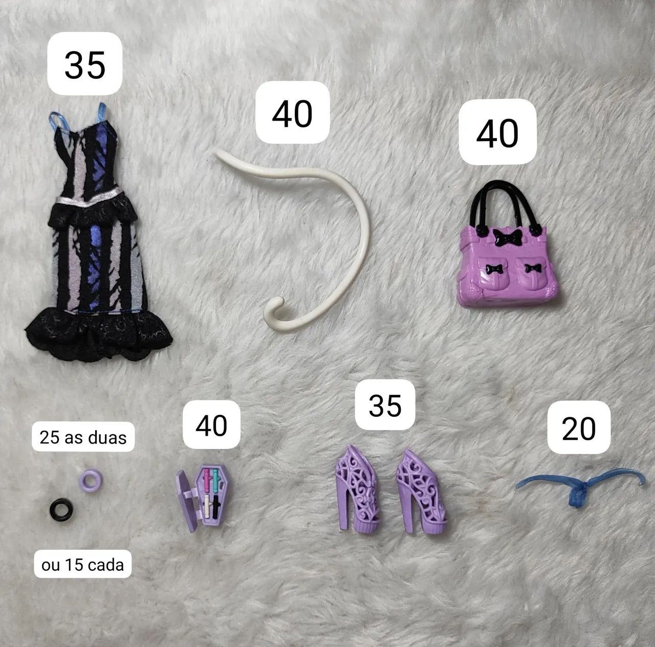 Acessórios Bonecas Monster High G1  - Foto 2
