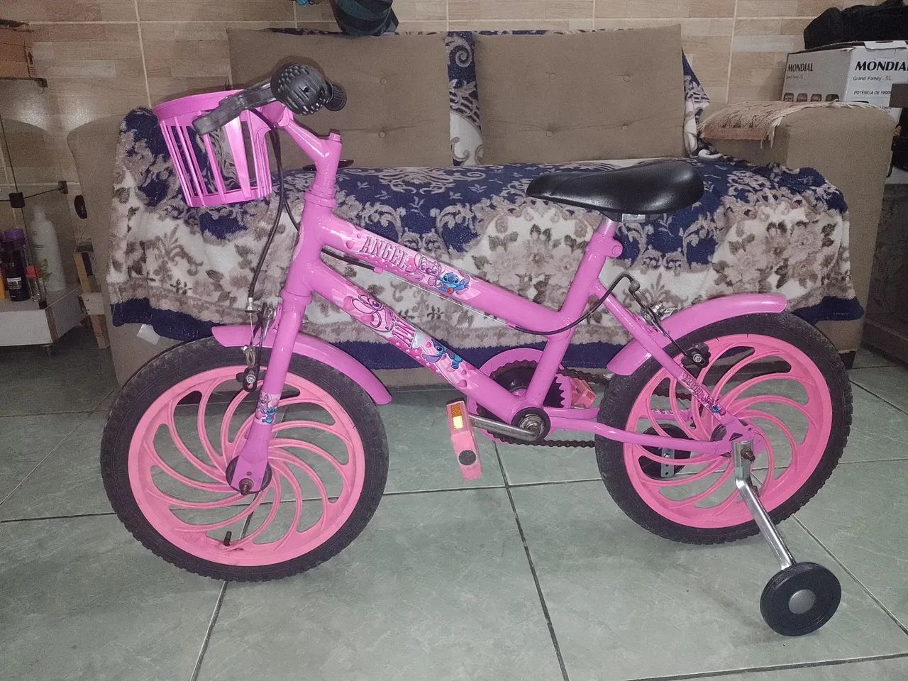 Bicicleta aro 16 ANGET rosa