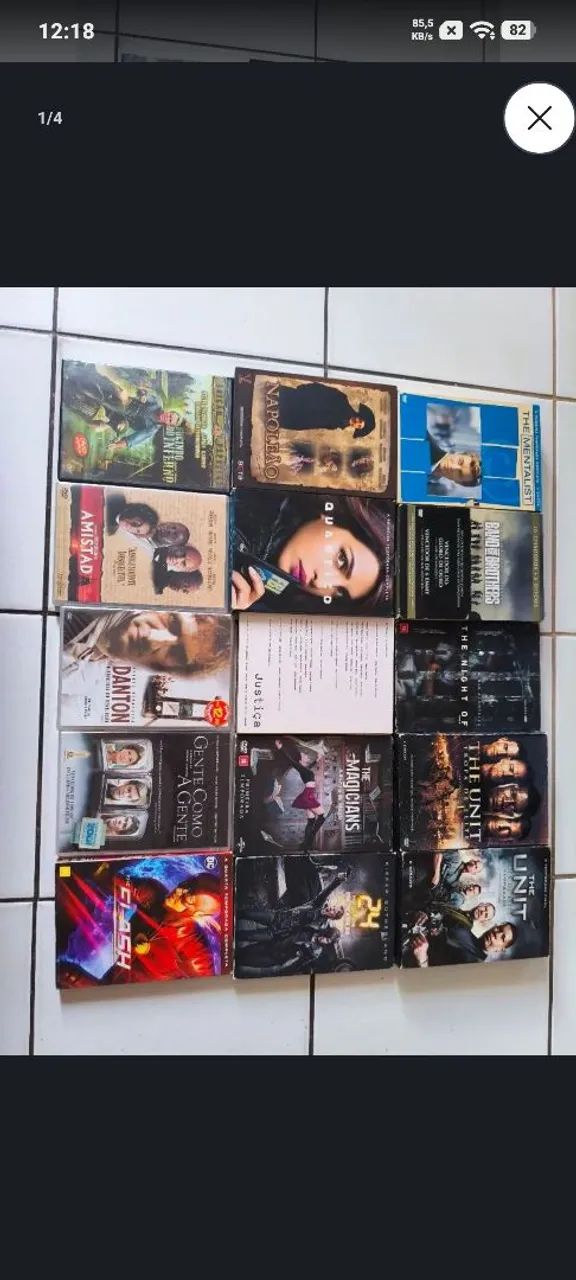 LOTE COM 174 DVDS, FILMES E SÉRIES - Foto 4