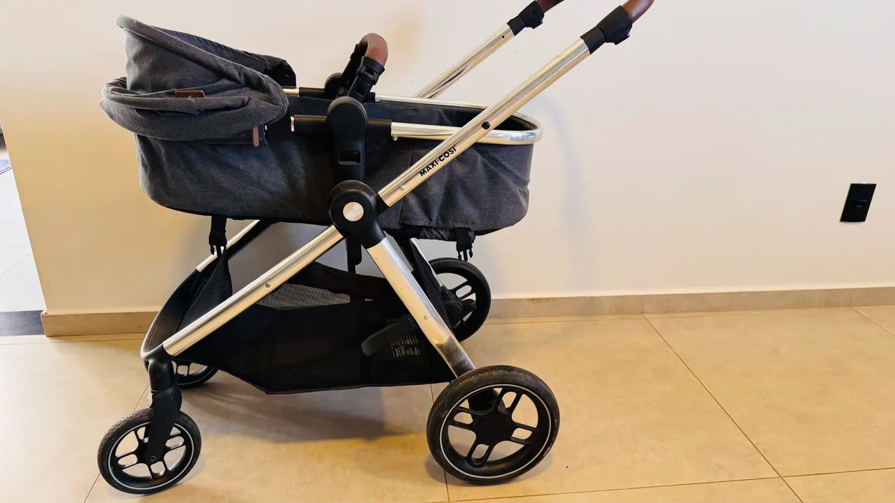 Carrinho de bebê máxi cosi Anna luxe twillic grey - Foto 2