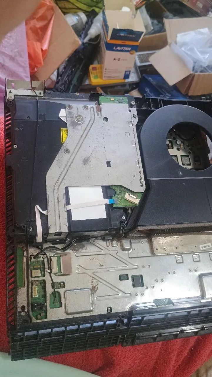 CARCAÇA PS4 FAT PLACA MÃE DRIVE E CARCAÇA SEM COOLER SEM FONTE SEM HD - Foto 4
