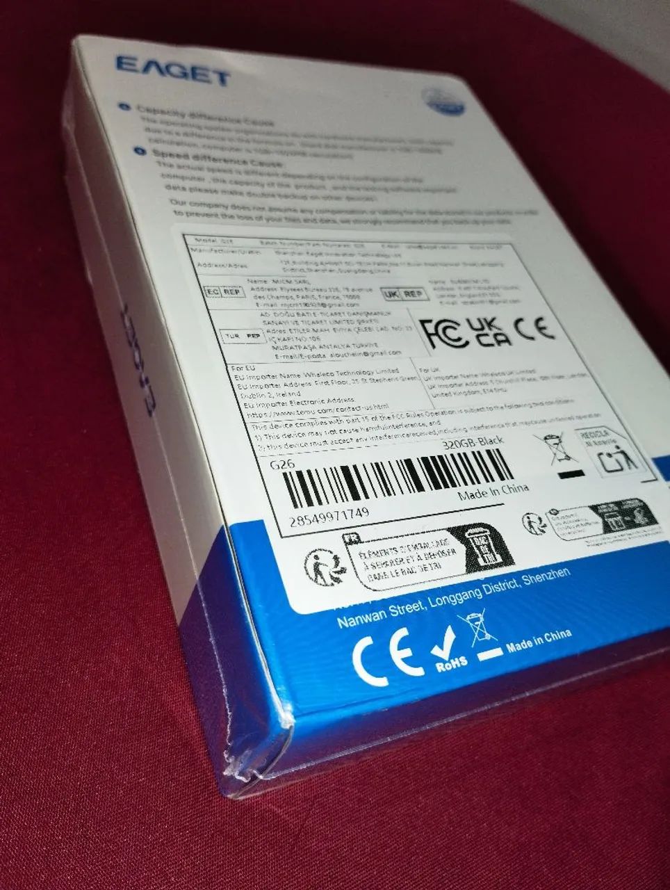HD Externo EAGET 320 GB - Foto 3
