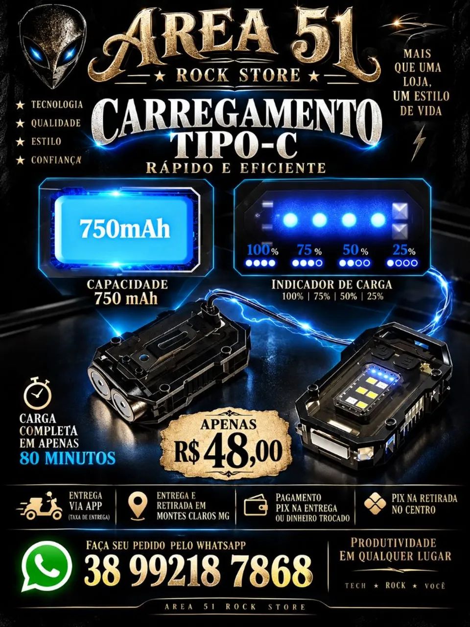 Lanterna chaveiro EDC - Foto 5