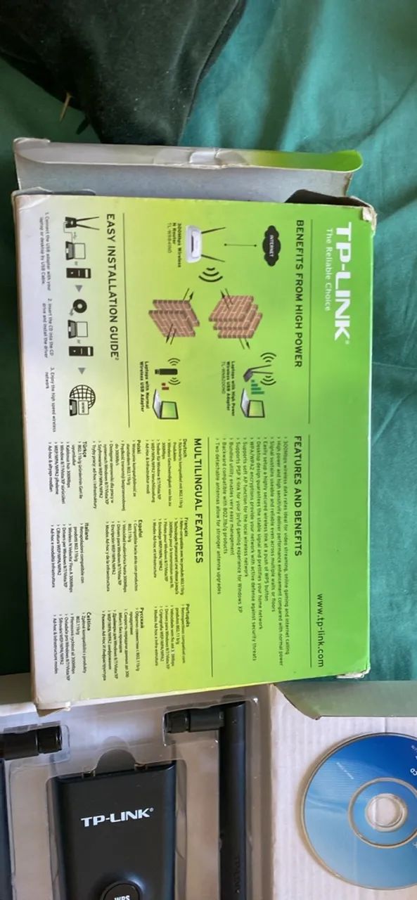 Adaptador de rede completo nunca usado - Foto 3