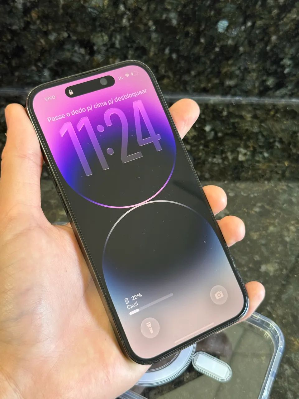 iPhone 14 Pro - 128GB - Preto-espacial