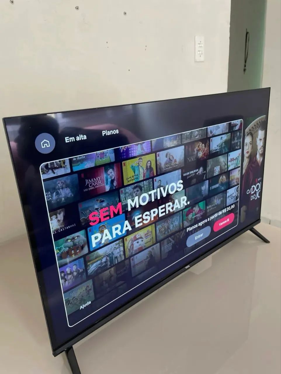 Tv Smart 32 Polegadas TCL Android Bluetooth Borda Infinita - Novíssima - Foto 4