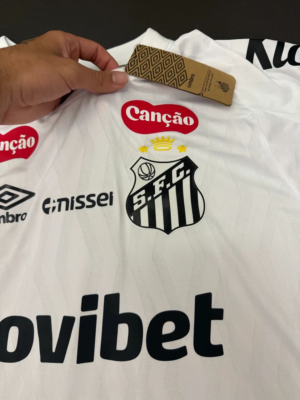 camisa santos branca  - Foto 2