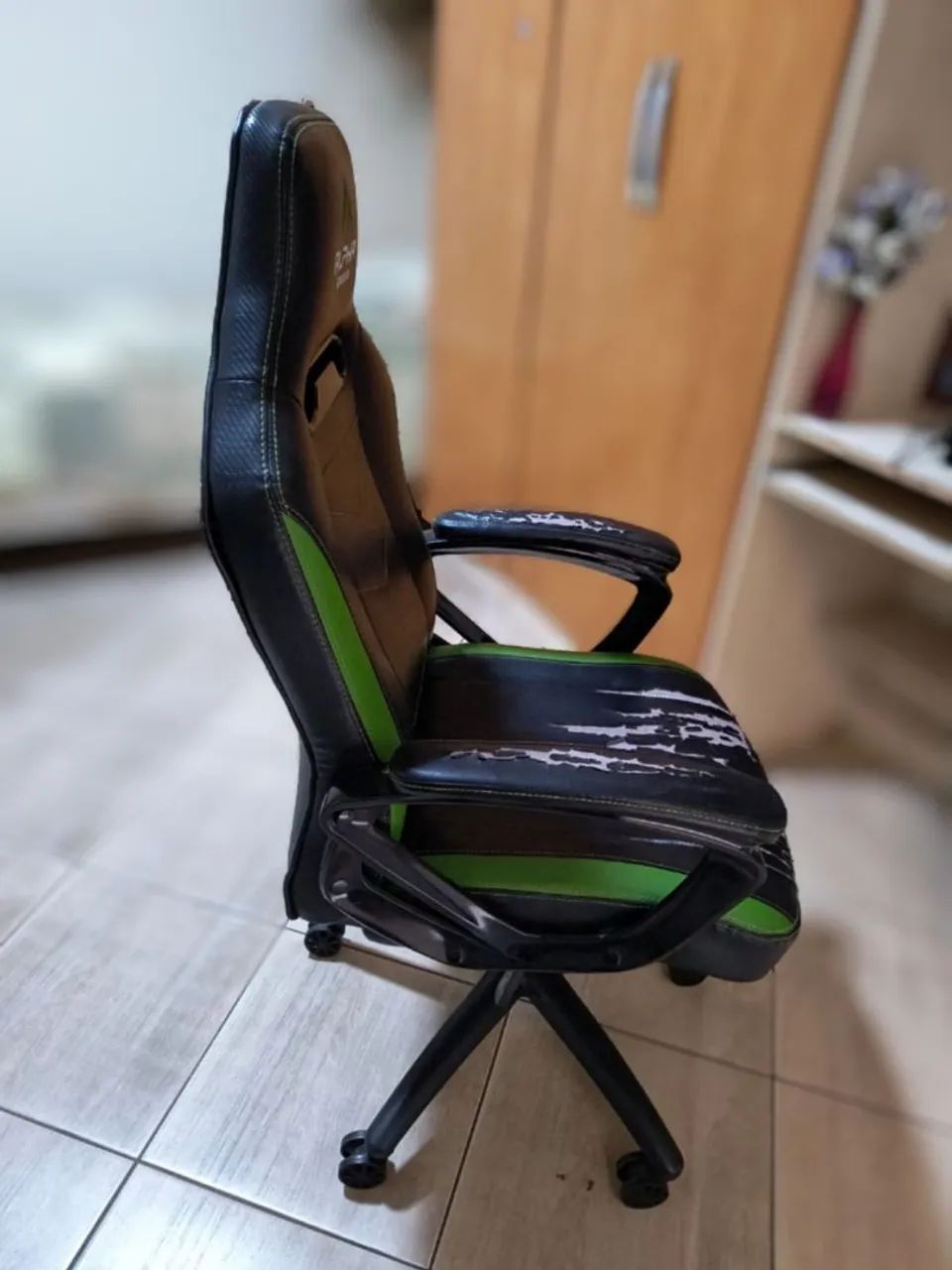 Cadeira Alpha Gamer Verde - Foto 2