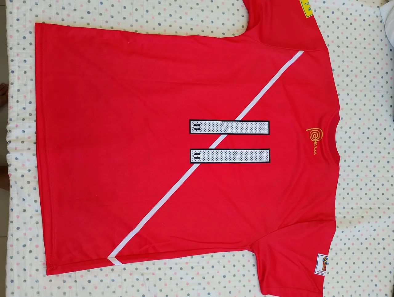 Camisa da Seleção Peruana de Futebol 2018 original de época - Foto 2