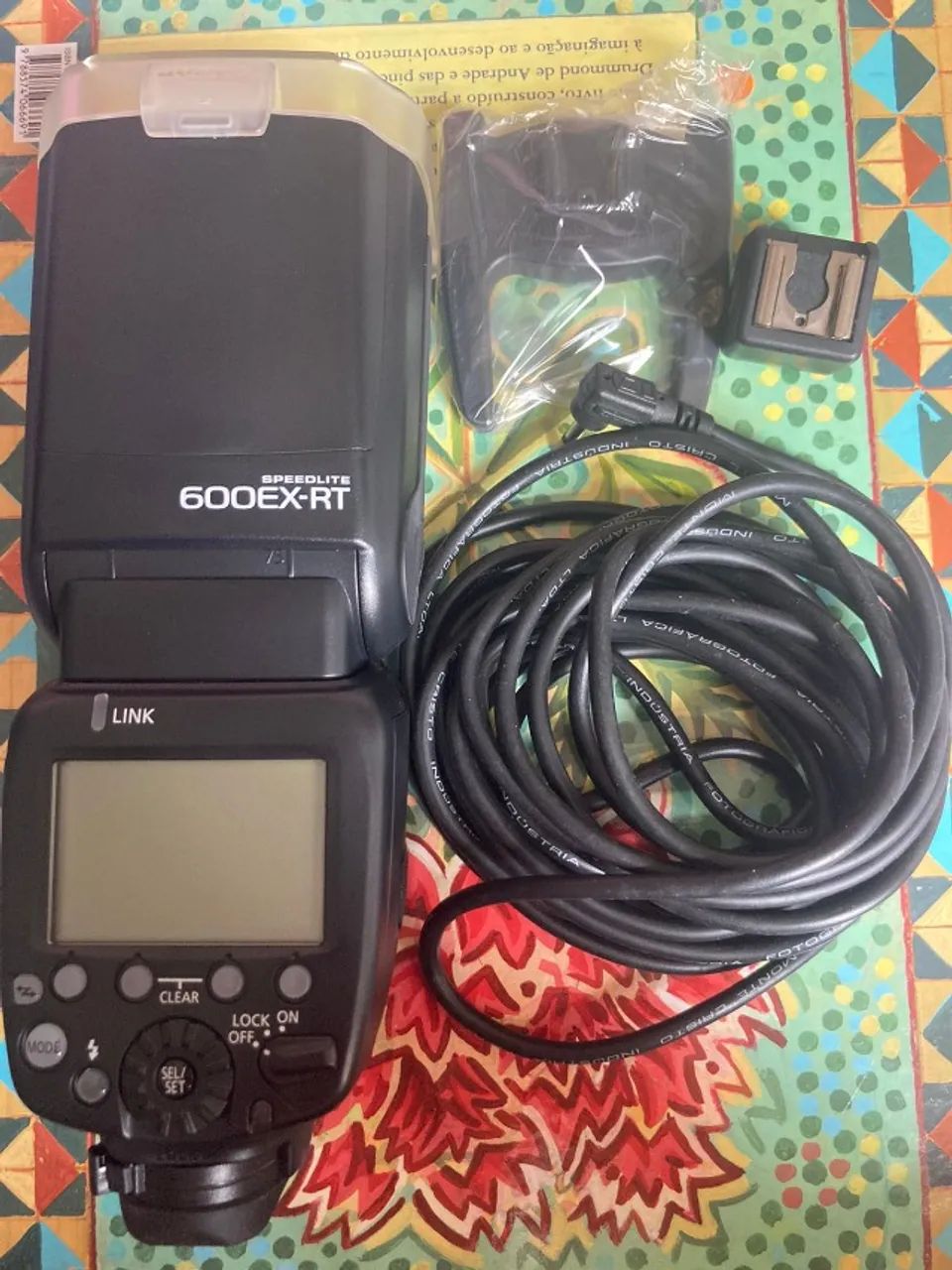 Vendo Flash Canon Speedlite 600 EX-RT: 1250,00 reais