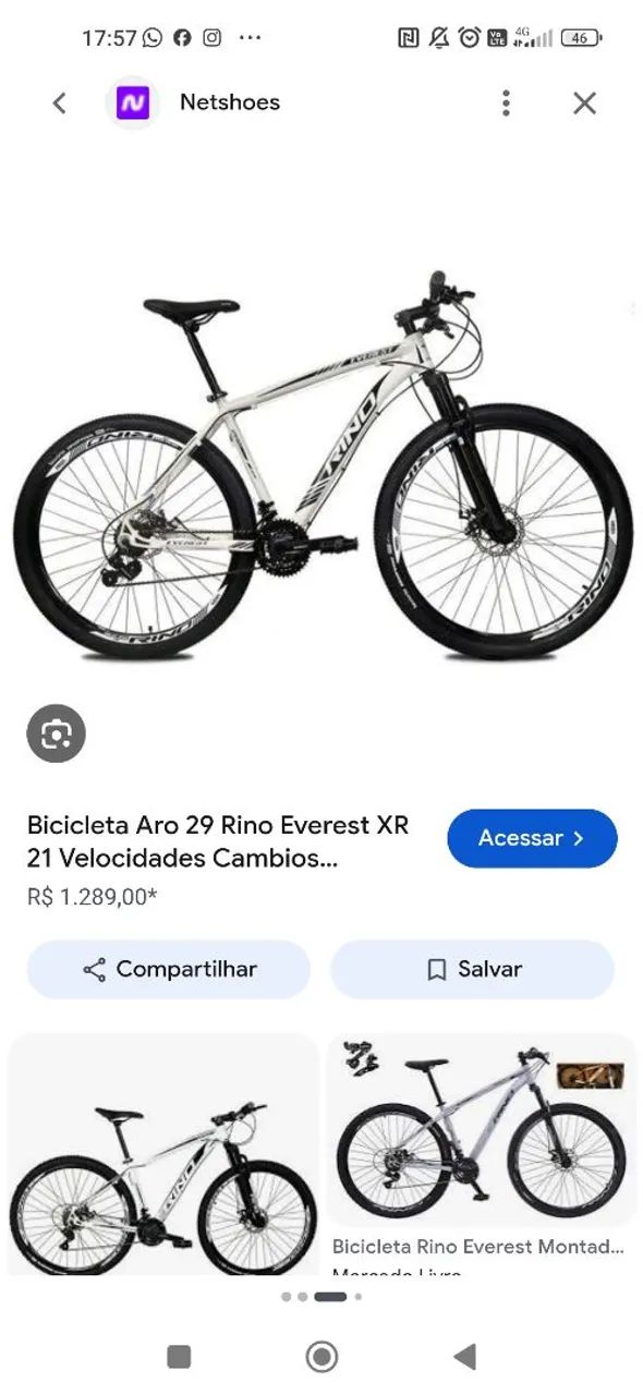 Bicicleta aro 29 rino