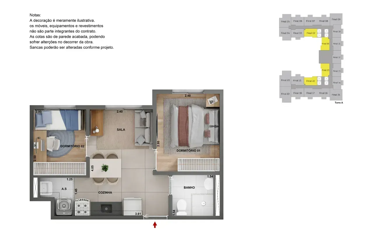 PLANTA 32m²