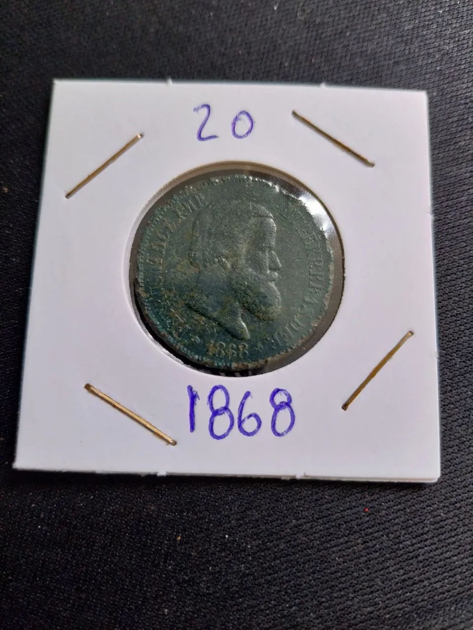 Moeda 20 Réis.  Numismática, colecionismo - Foto 3