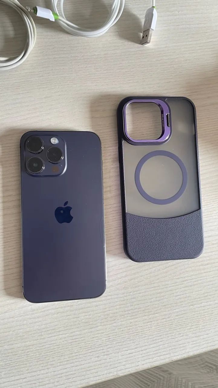 iPhone 14 Pro Max 256gb Roxo - 100% original e funcionando  - Foto 5