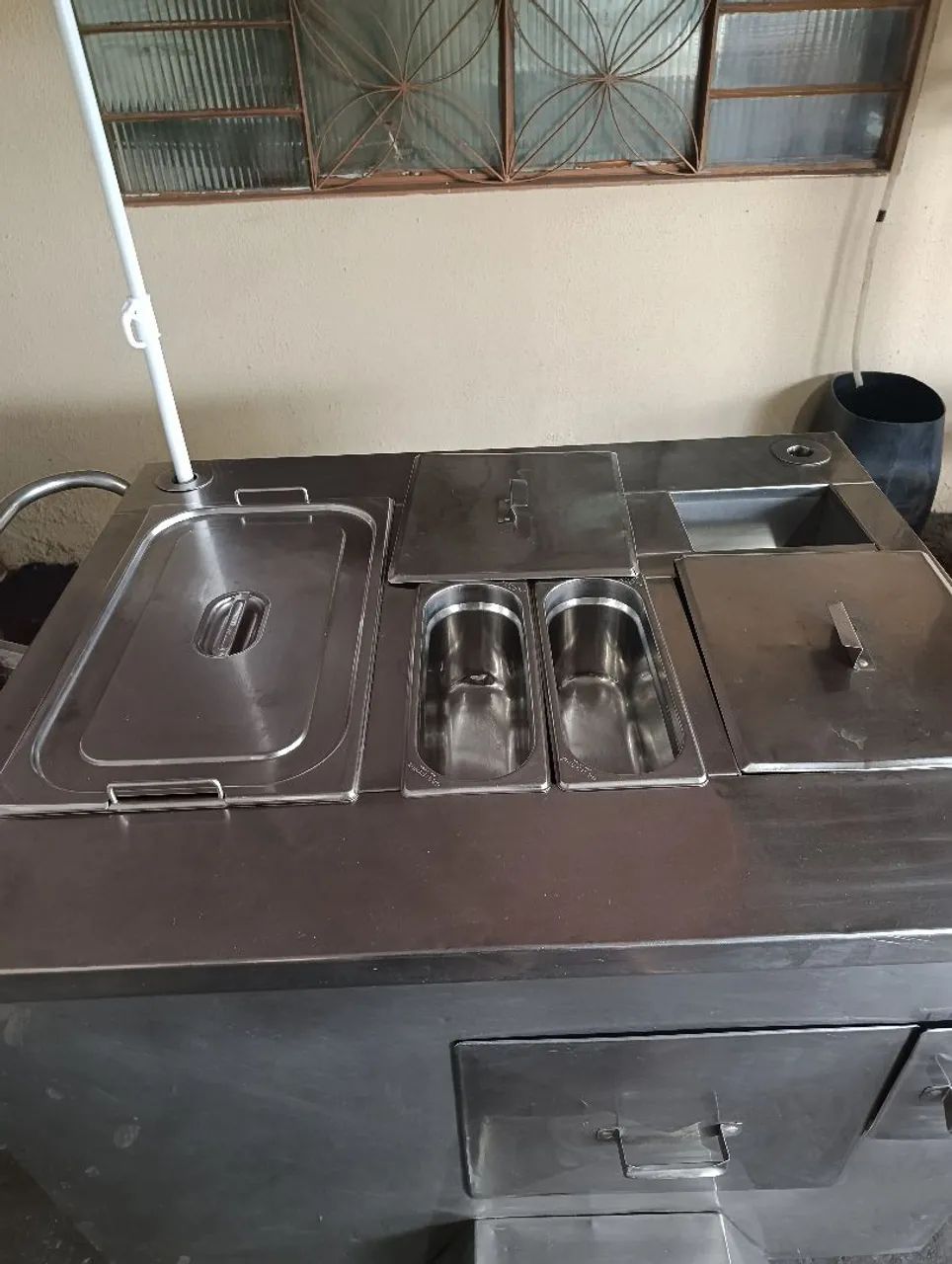 Carrinho de cachorro quente inox RS 700 - Foto 3