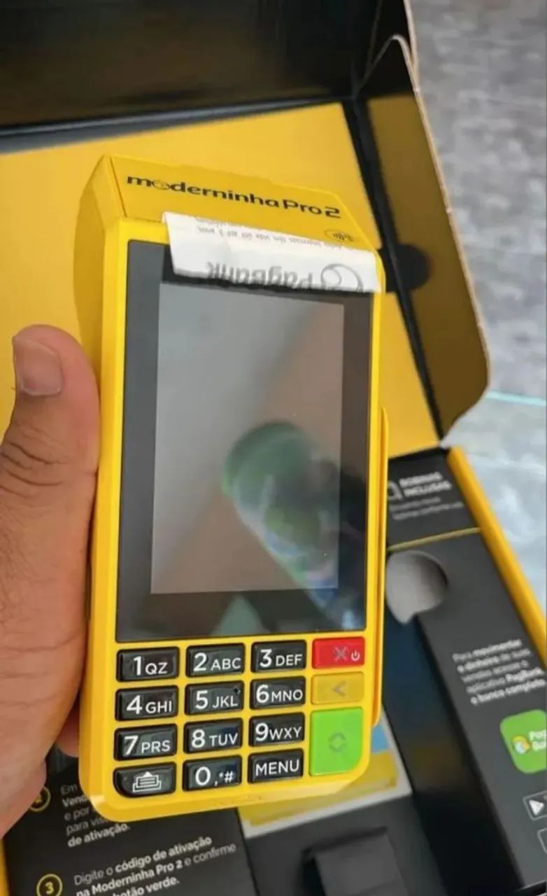 Máquina de cartão PagSeguro 