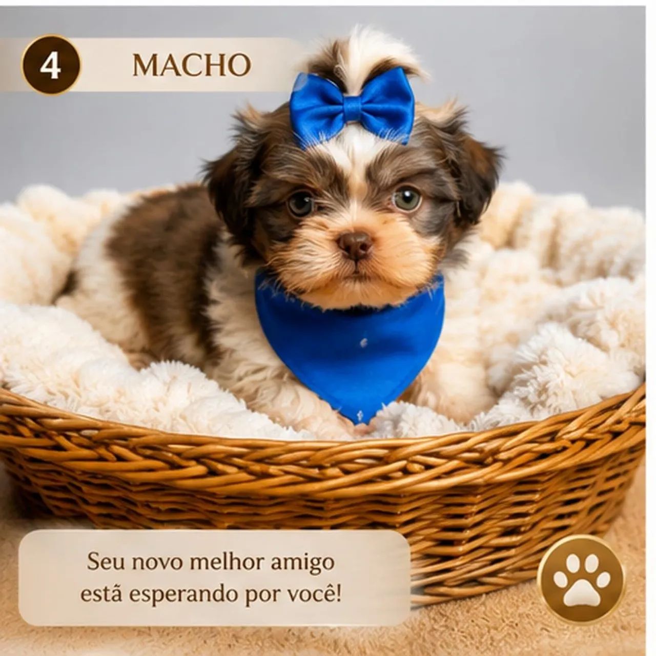 Shih tzu femea e macho mini  - Foto 3