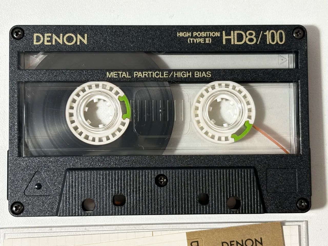 Fita k7 Denon HD8 100 cromo metal - Foto 2