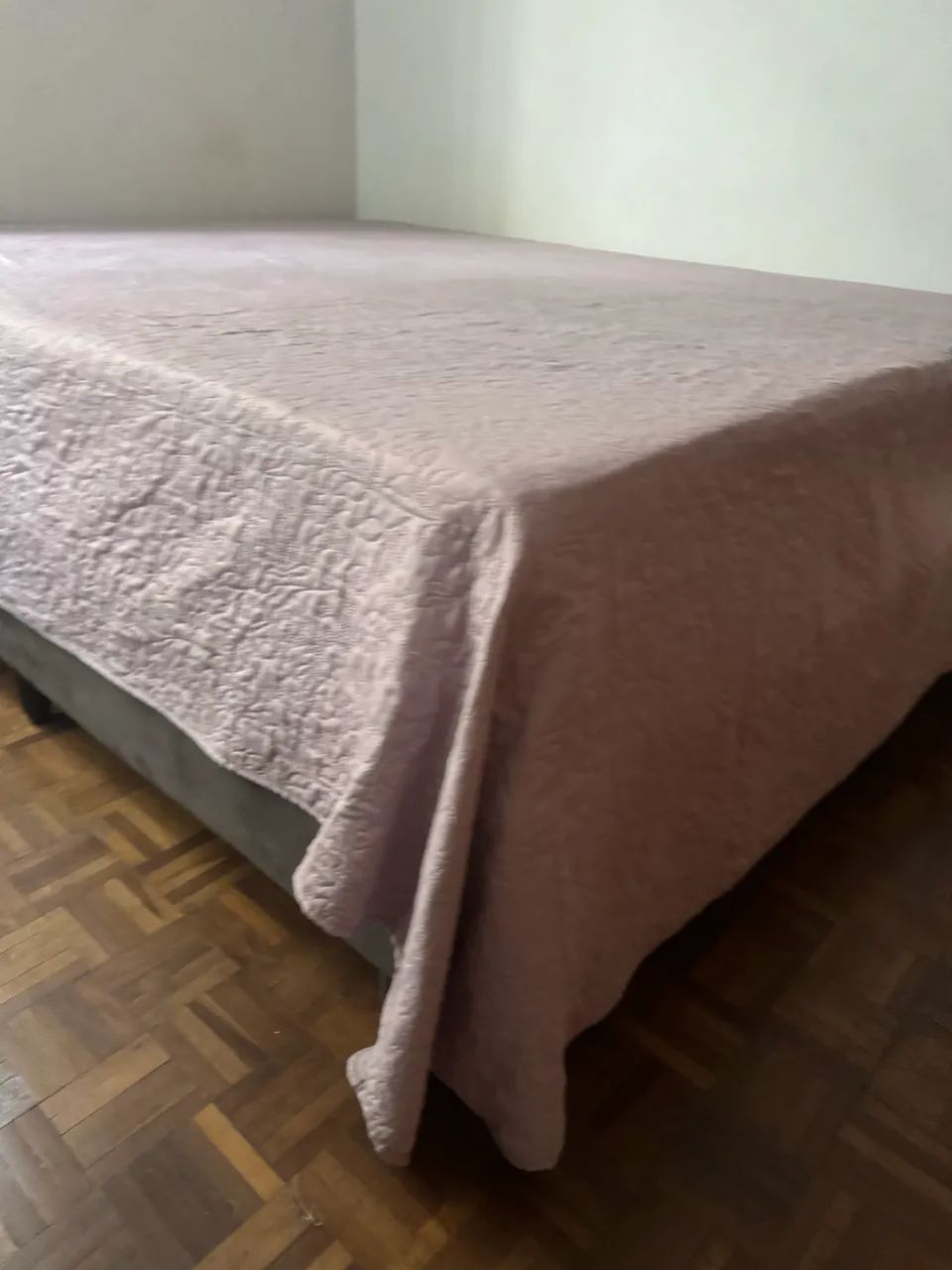 Cama queen size box+colchao