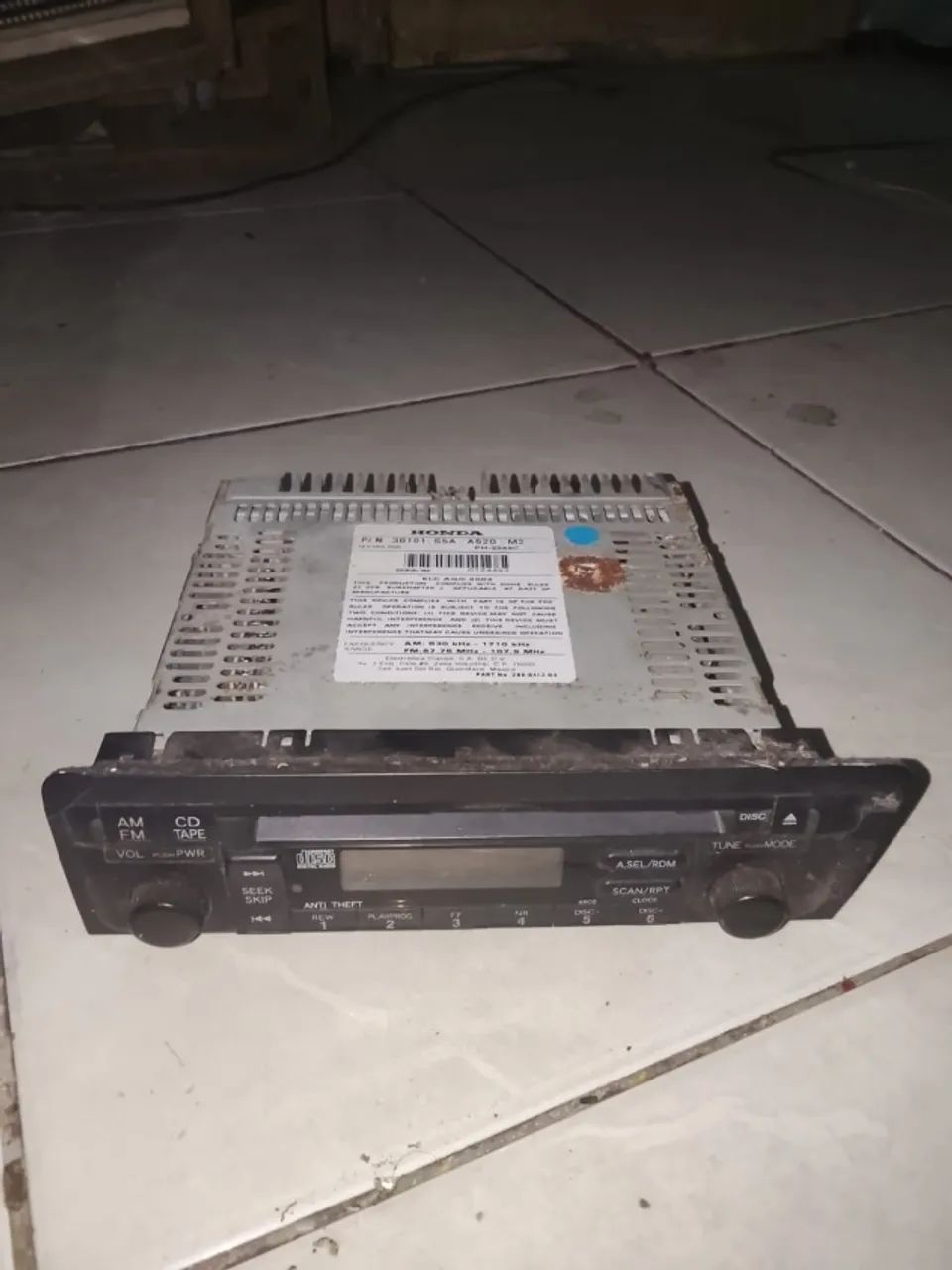 Radio Original Toca Cd Honda Civic 2001 - 2006 - Foto 3