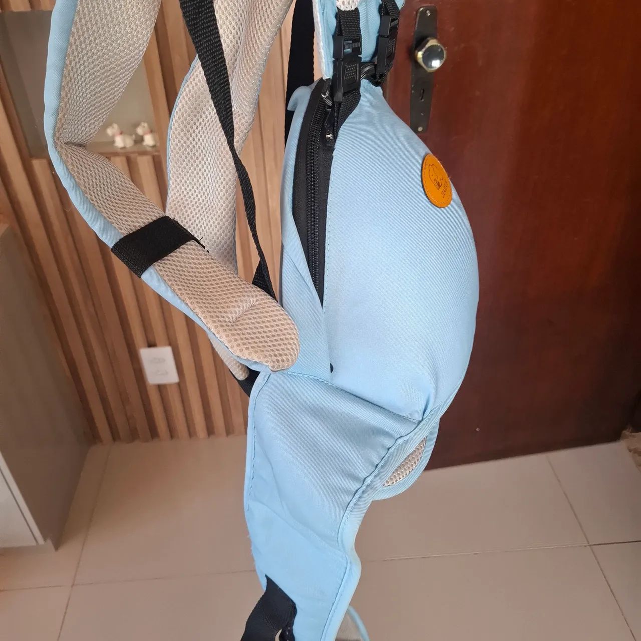 Canguru bebe com bolso (ziper) - Foto 2