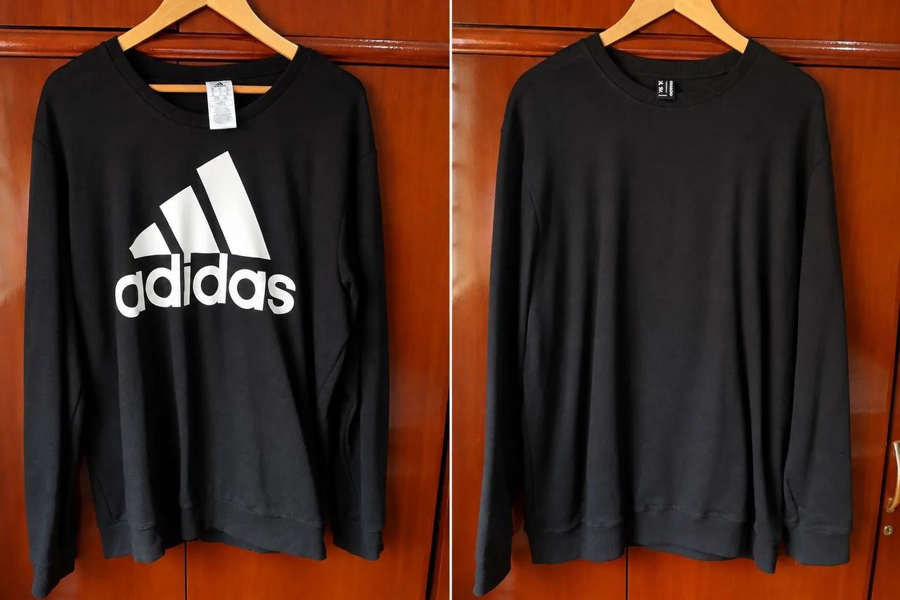 Moleton Adidas e Hering tamanho GG usados
