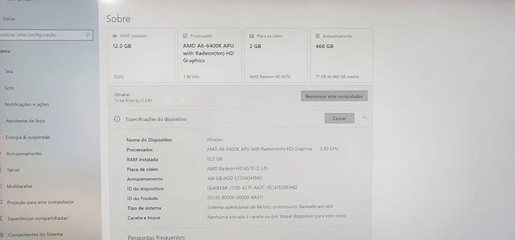CPU Completa - Ótima para Uso Diário, Estudos e Trabalho
