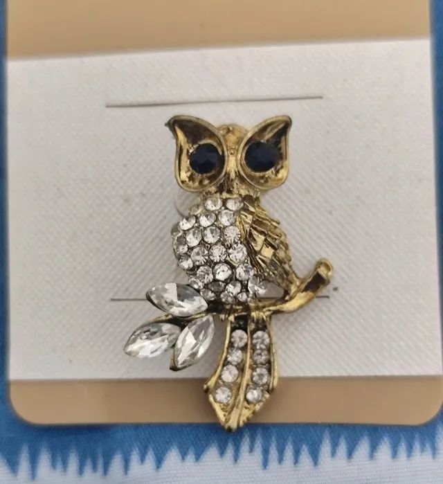 Dupla de Lindos Broches de CISNE e CORUJA! - Foto 5