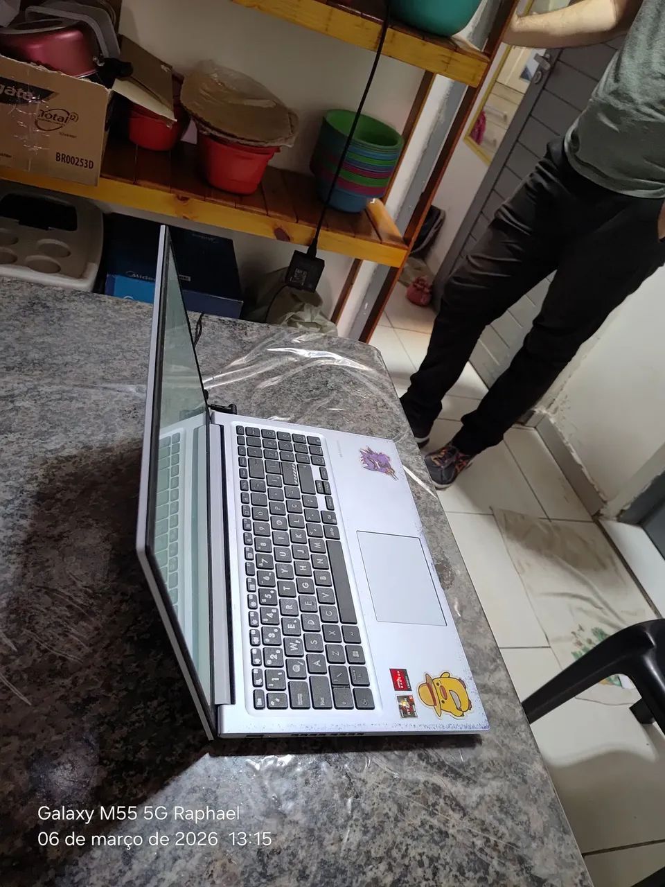 Notebook Vivobook Asus ryzen 5 4600H 8gb ram SSD 256gb  - Foto 3