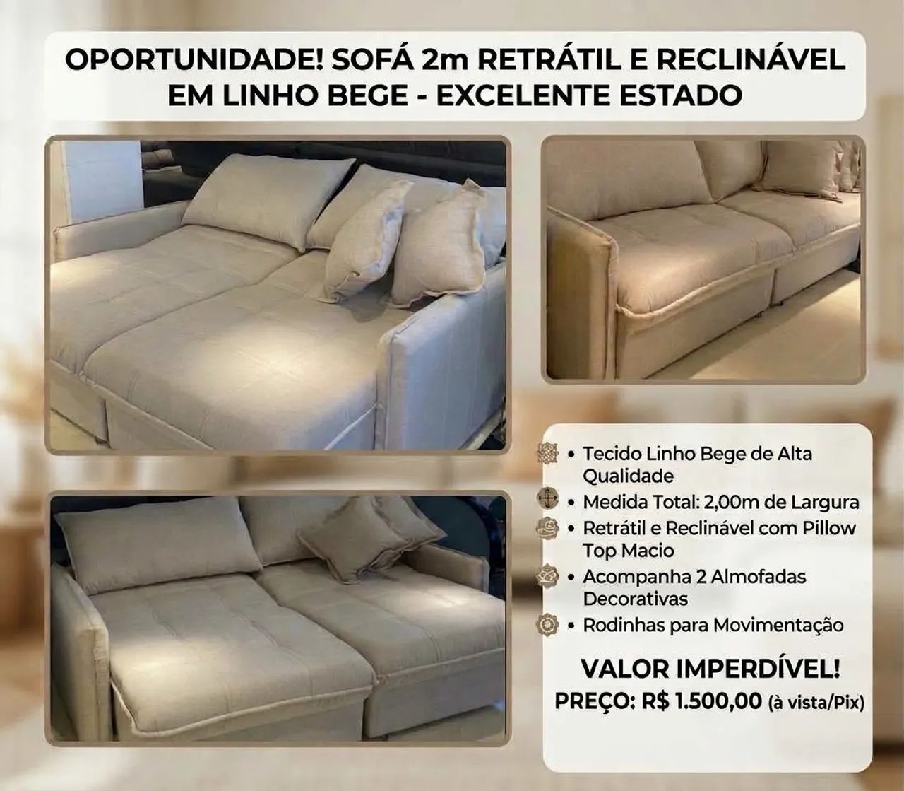 Sofá cama 