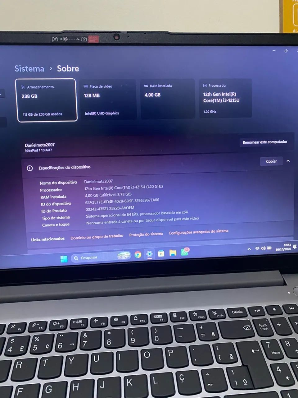 notebook lenovo  - Foto 4